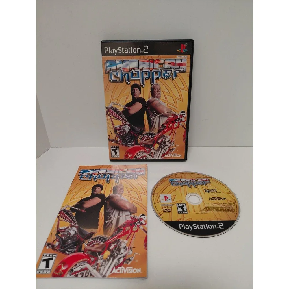 American Chopper PlayStation 2 PS2 Game‎ CIB Activision Discovery Channel 2004